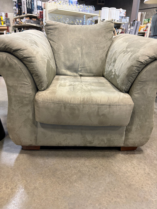 Mint Green Microsuede Comfy Chair (USED)