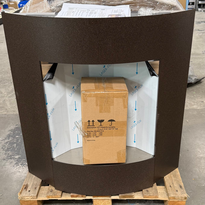 Brown Gel Fuel Fireplace (new)