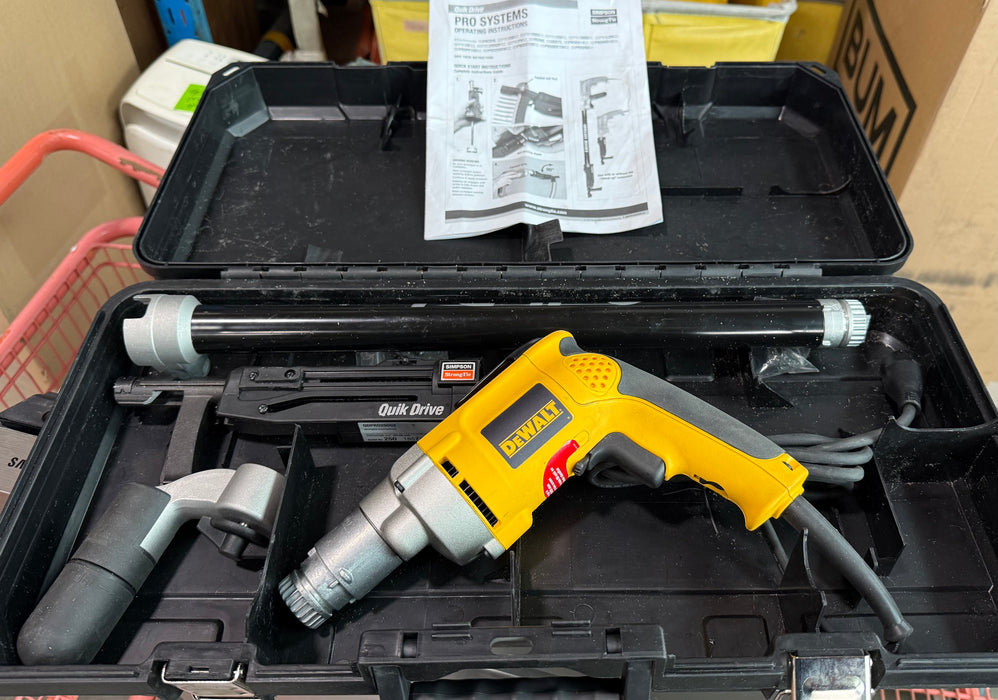 Quik Drive PRO250 Subfloor System w/ DeWalt 2500 RPM Screwdriver Motor