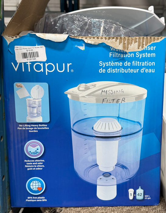 Vitapur Water Filtration System For Top-load Water Dispensers (new)