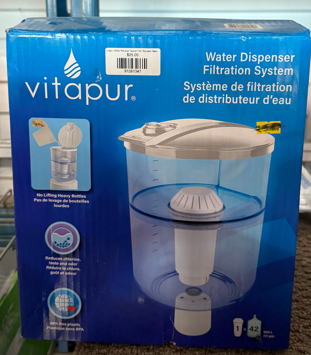Vitapur Water Filtration System For Top-load Water Dispensers (new)
