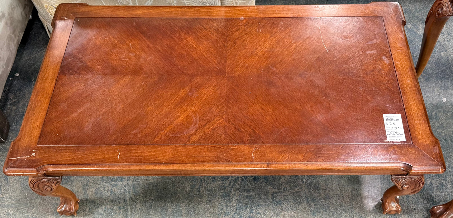 Brown Vintage Coffee Table (used)