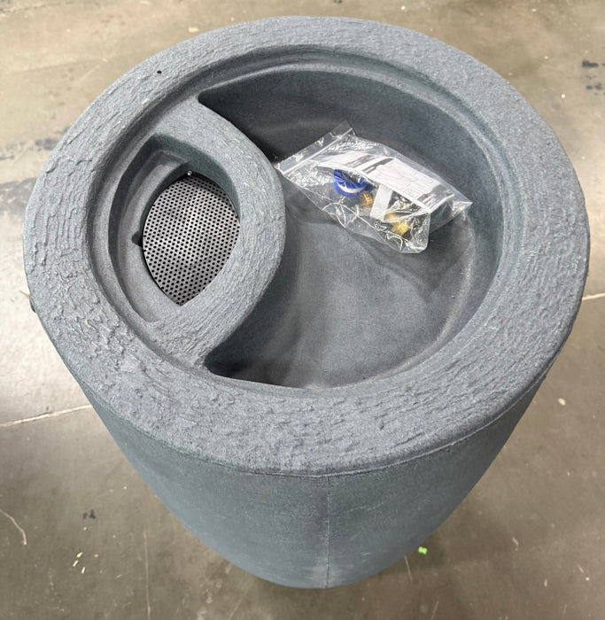Athena 80 Gal. Rain Barrel with Brass Spigot in Charcoal Stone (new)