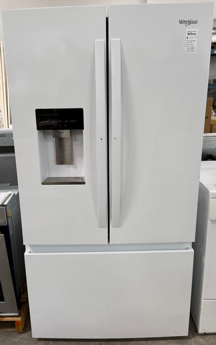 Whirlpool 36-in 23.4 cu. ft. Counter Depth French Door Refrigerator in White
