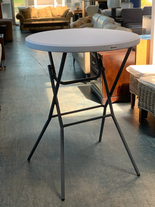 White Bar Table