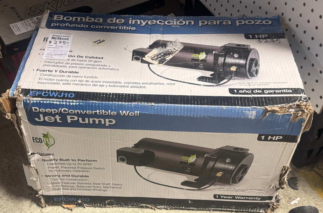 ECOFLO Convertible Well Jet Pump