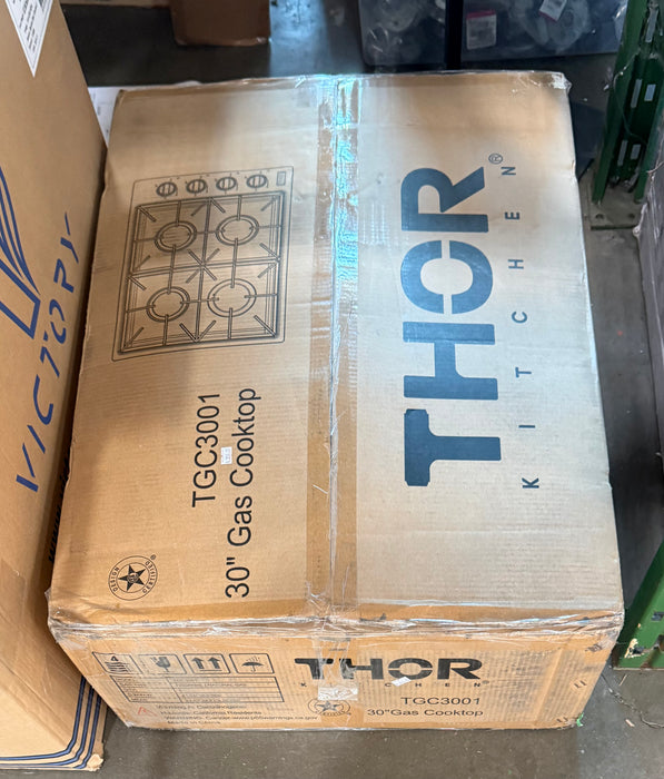 Thor Kitchen 30-Inch Professional Drop-In Gas Cooktop Model TGC3001 (new)