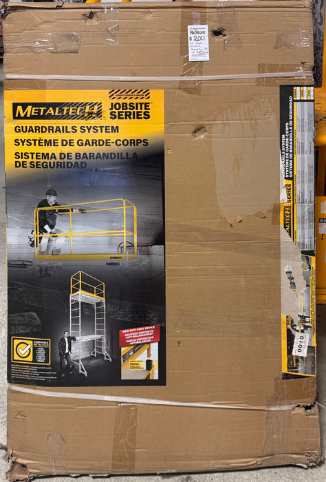 Metaltech Guard Rail for 6 ft. Baker Scaffold