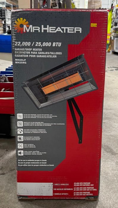 Mr. Heater 25,000 BTU High Intensity Radiant Workshop Heater (new)