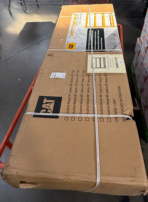 Caterpillar (CAT) 77 in. Yellow and Black shelving unit
