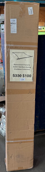 Replacement Frame for ALEKO 10x8 Black Awning (Caribbean Collection) (new)