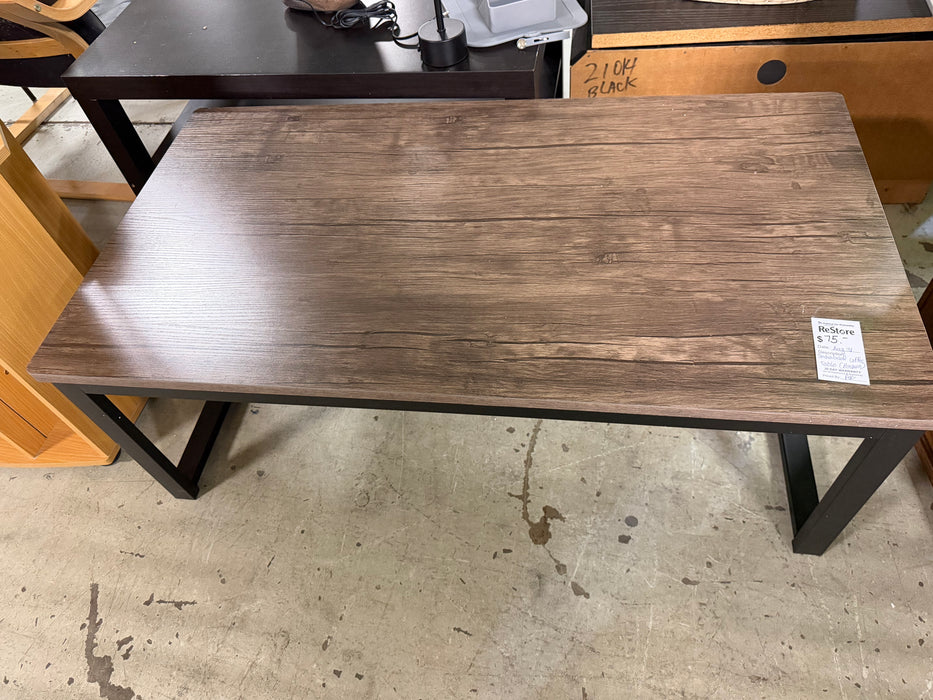 Brown industrial table (new)