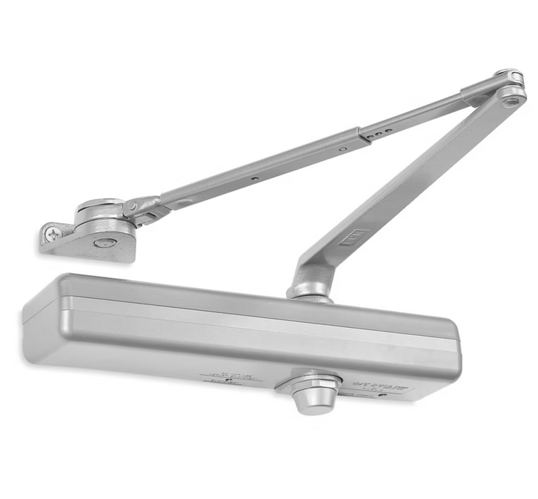 LCN 4111-EDA-689 Surface Door Closer, Extra Duty Arm, Push Side Parallel Arm Mounting, Aluminum Painted Finish (New)