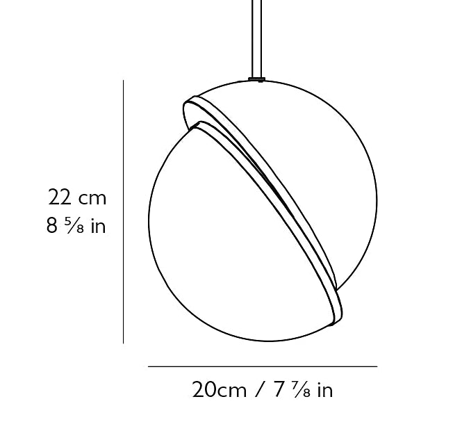 Lee Broom Crescent Light Mini Pendant (new)