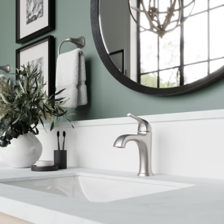 Pfister Ladera Single Handle 1 or 3 Hole Brushed Nickel Bathroom Sink Faucet/Tap (New)
