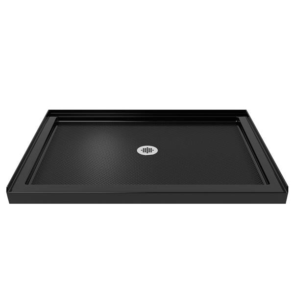 DreamLine Lumen 36-in x 36-in Black Shower Door and Base (New)