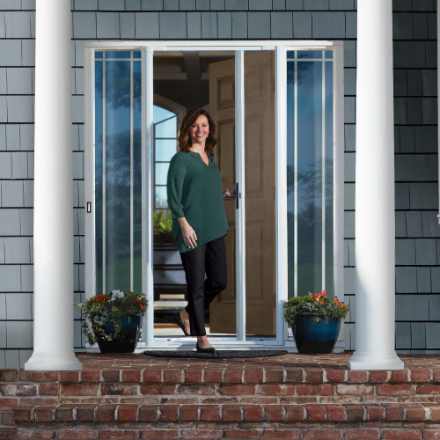 Andersen LuminAire 32-inch to 36-inch W x 78-inch H White Retractable Screen for Single Entry Door (New)