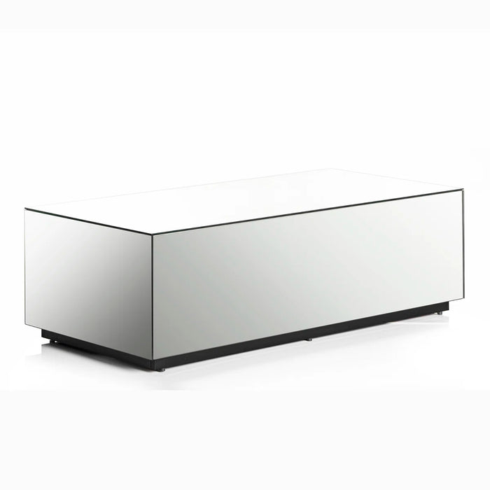 Mcmartin Block Coffee Table - Table Top Colour Mirror - CTB-120-MIR-MIR