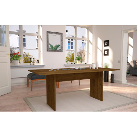 Manhattan Comfort NoMad Dining Table in Nature (New)