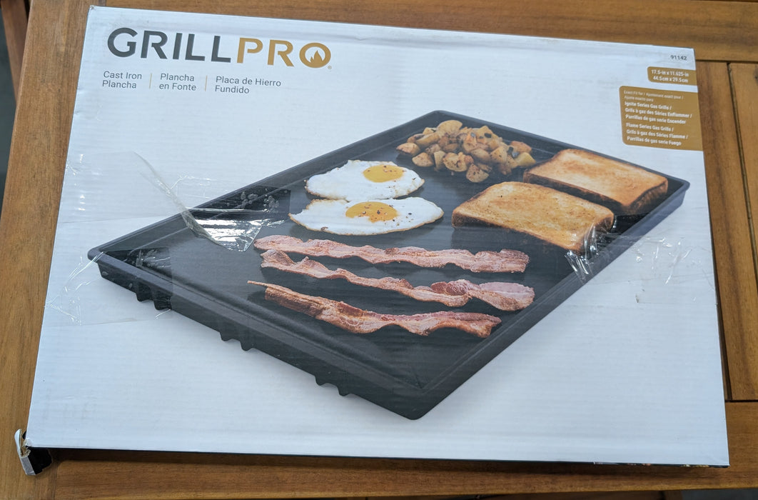Porcelain Coated Cast Iron Plancha Griddle Insert 18.1 x 12.6-in
