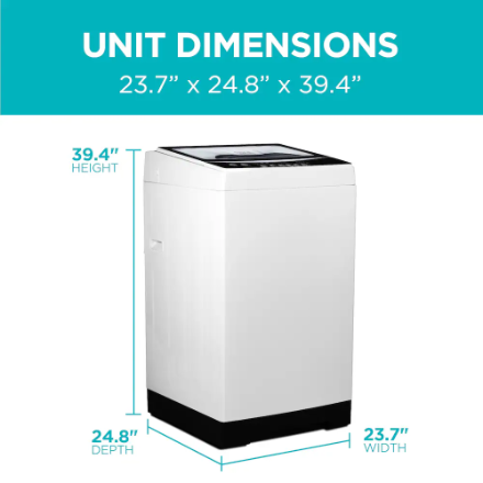 BLACK+DECKER Small Portable Washer, Washing Machine for Household Use, Portable Washer 3.0 Cu. Ft. (New)