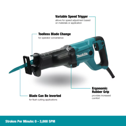 MAKITA 12 Amp Reciprocating Saw (New)