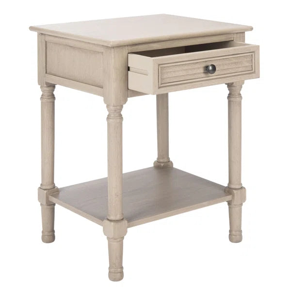 Russ End Table with Storage - Color Gray - ACC5714D