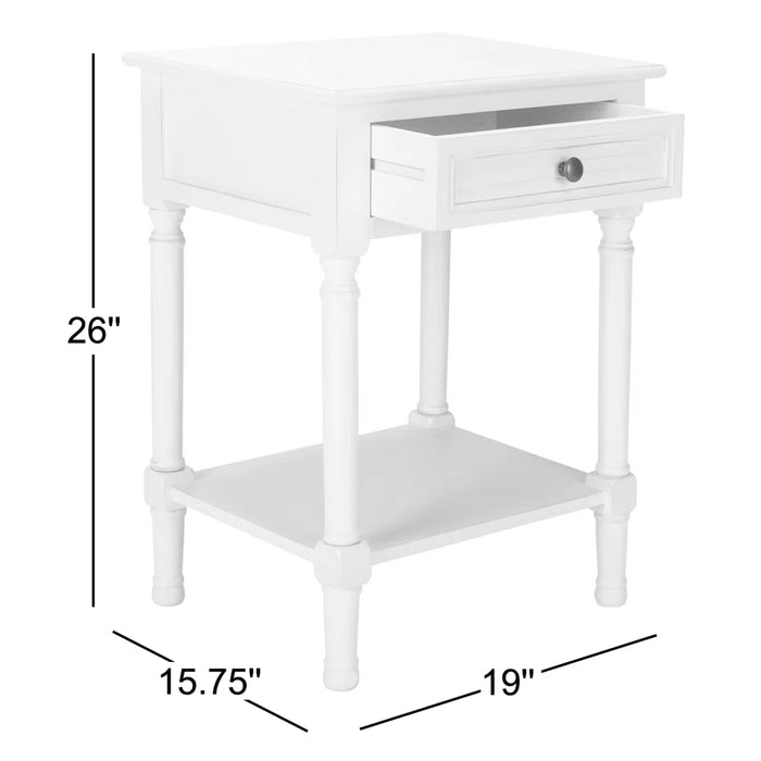 Russ End Table with Storage - Color Gray - ACC5714D