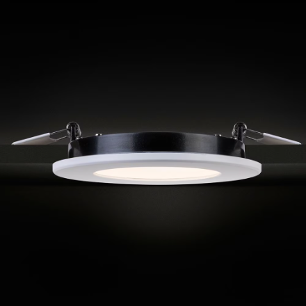 SPEX Lighting by Liteline 6-INCH Connected by WiZ SMART WI-FI RGB + TUNABLE WHITE INTEGRATED LED WHITE TRIM SLIM RECESSED FIXTURE (New)