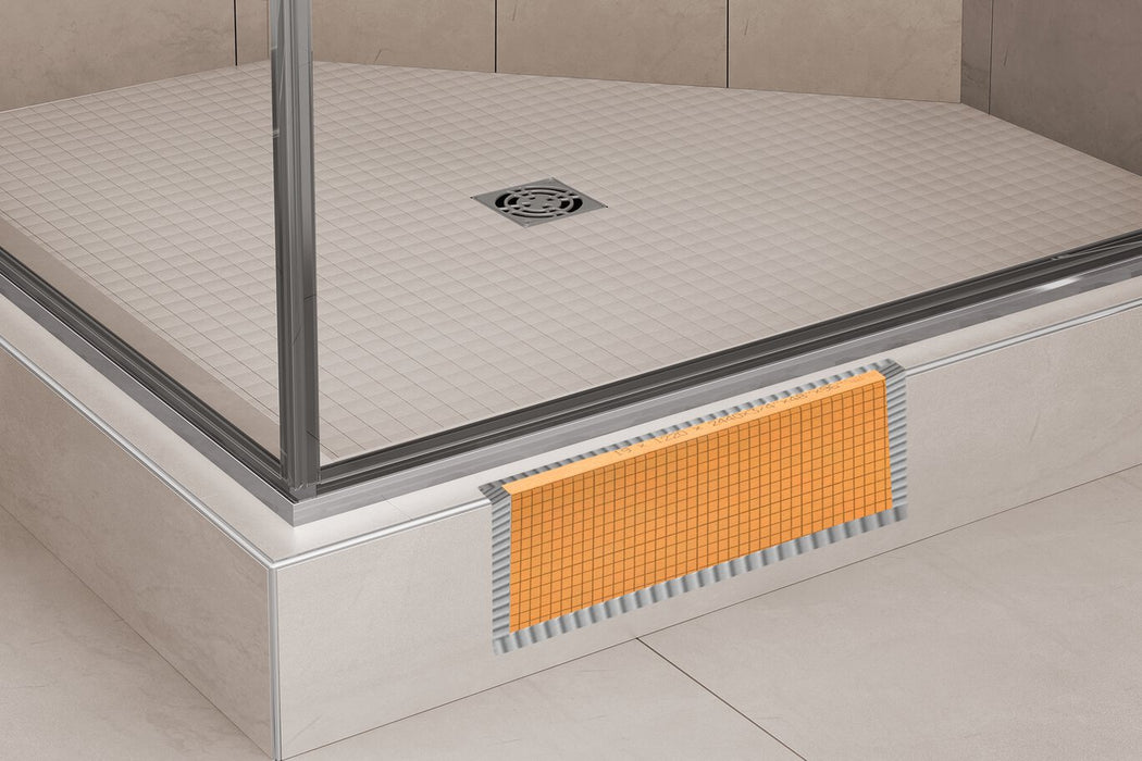Schluter Systems Prefabricated Waterproof Shower Curb (New)