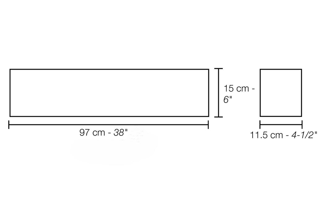 Schluter Systems Prefabricated Waterproof Shower Curb (New)