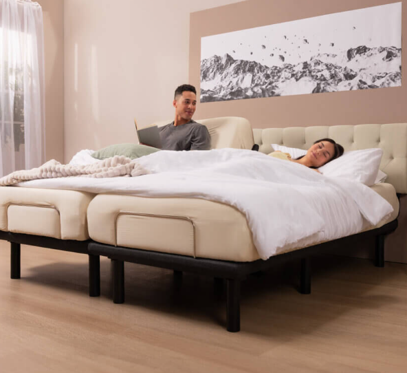 Twin XL Adjustable Bed with Headboard Bracket Kit (New)