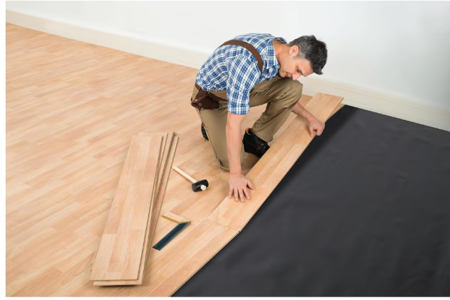 QuietWalk 360 Sq Ft Premium Sound & Moisture Barrier Underlayment for Luxury Vinyl Plank Flooring