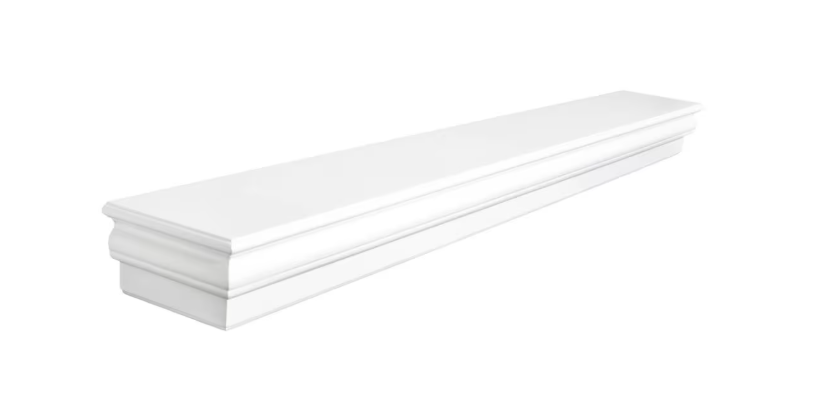 Elements Montego 45" MDF/Painted Mantel (New)