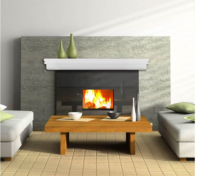 Elements Montego 45" MDF/Painted Mantel (New)