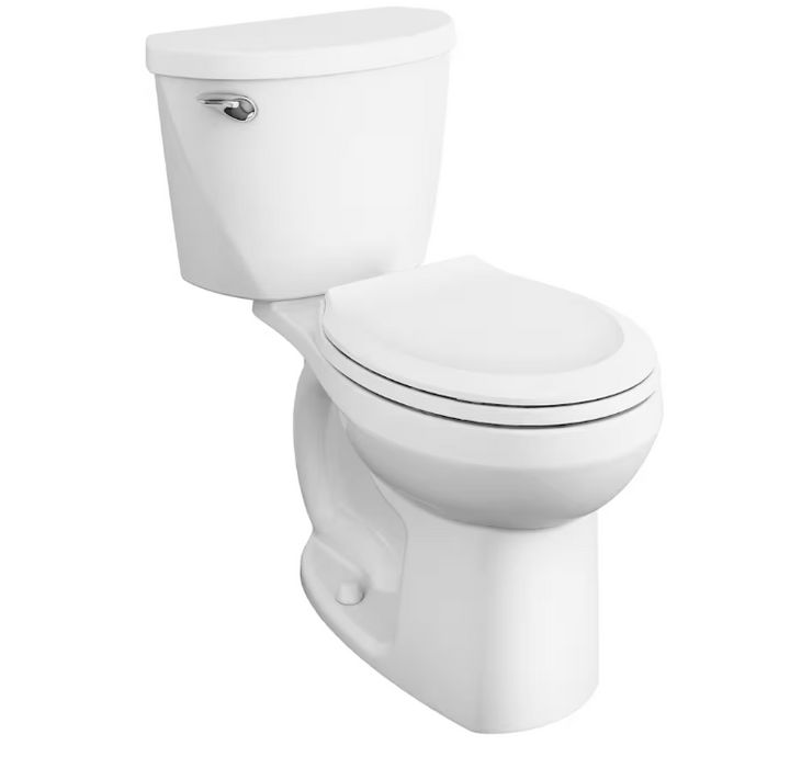 American Standard Mainstream 2-Piece 4.8 Lpf Single Flush Chair Height Round Front Toilet in white