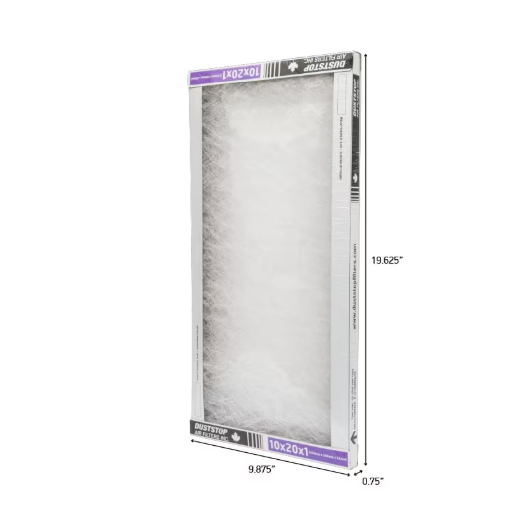 10x20x1 Air Filter, Household Allergens, Pleated, MERV 8, MPR 700 (12-Pack) New*
