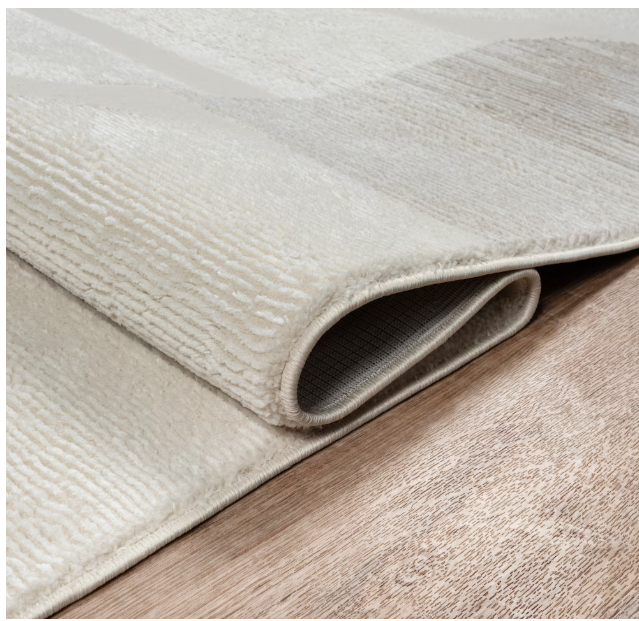 Urban Loft Geo Cream 7 ft. 10-inch x 9 ft. 10-inch Indoor Area Rug (New)