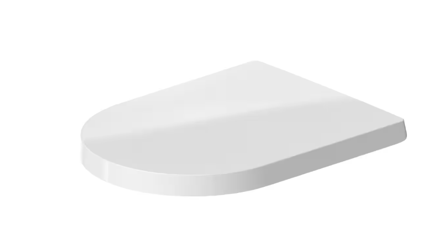 Duravit ME by Starck Elongated Closed Toilet Seat with Quiet Close in White (New)