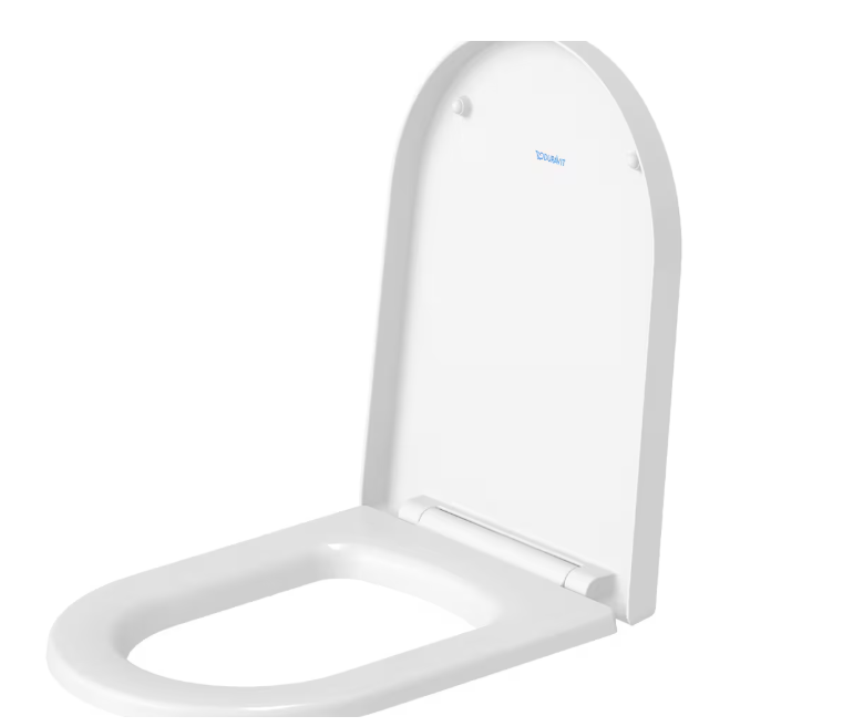 Duravit ME by Starck Elongated Closed Toilet Seat with Quiet Close in White (New)