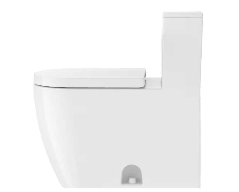 Duravit ME by Starck Elongated Closed Toilet Seat with Quiet Close in White (New)