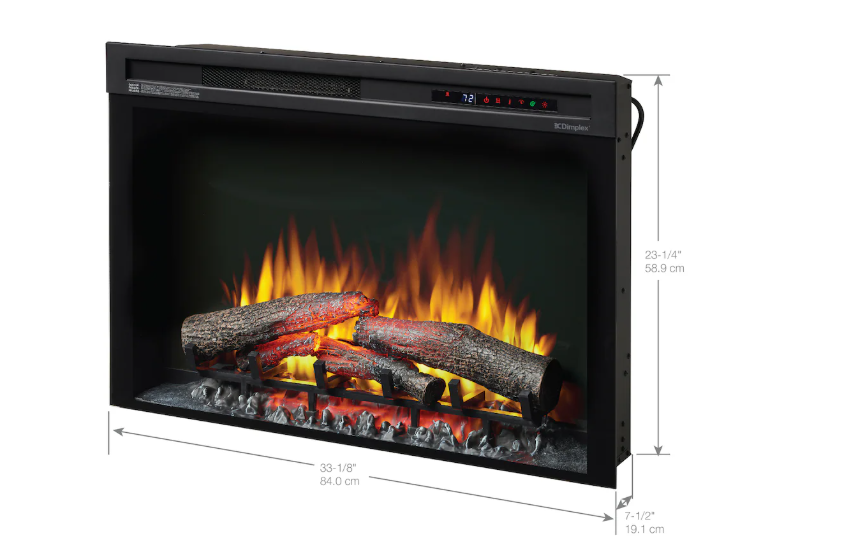 Dimplex Multi-Fire XHD 33-inch Electric Fireplace Insert With Logs (New)