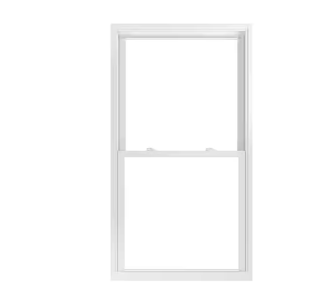 23.25 in. x 61.25 in. 70 Pro Series White Double Hung Low-E Argon PS Glass Vinyl Replacement Window, Screen Incl