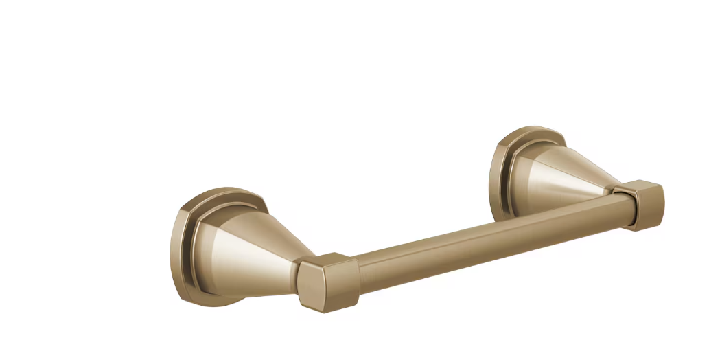 Delta Stryke 8-inch Mini Bathroom Towel Bar in Champagne Bronze