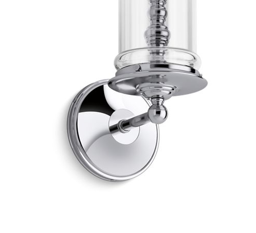 Kohler 1-Light Chrome Sconce