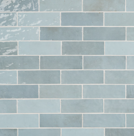 Ivy Hill Tile Kingston Blue 3 in. x 8 in. Polished Ceramic Wall Tile (5.38 Sq. Ft. / Case)