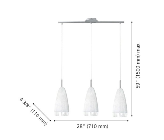 Crash 3-Light Pendant Light
