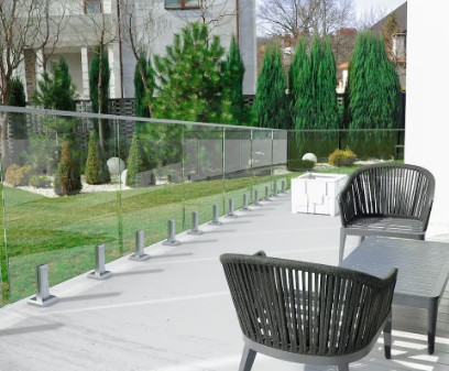 Peak Glass Railing Support