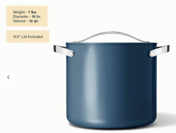 Caraway 12 qt. Stock Pot