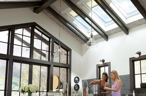 21 1/2" Solar Powered Deck Mount Skylight